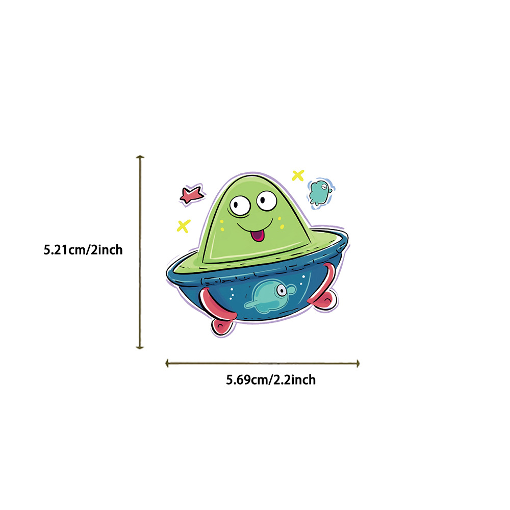 50PCS Cartoon Handgezeichnete  – Plastic Cup 50Pcs Bewertung und Preis