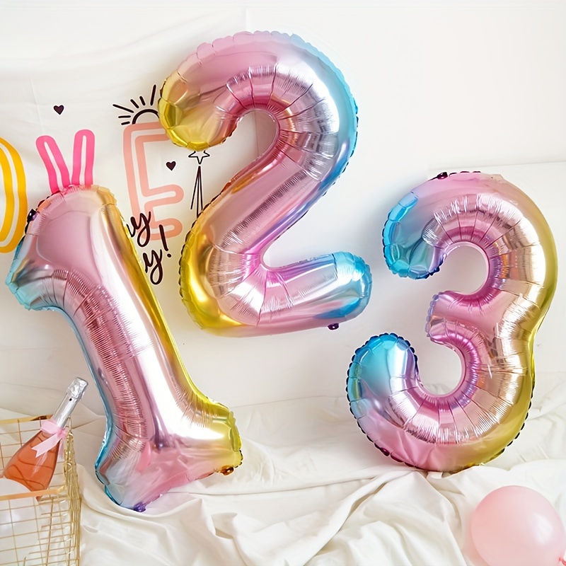 32 Zoll Regenbogen-Farbverlauf – Balloon Pump Hand Bewertung und Preis