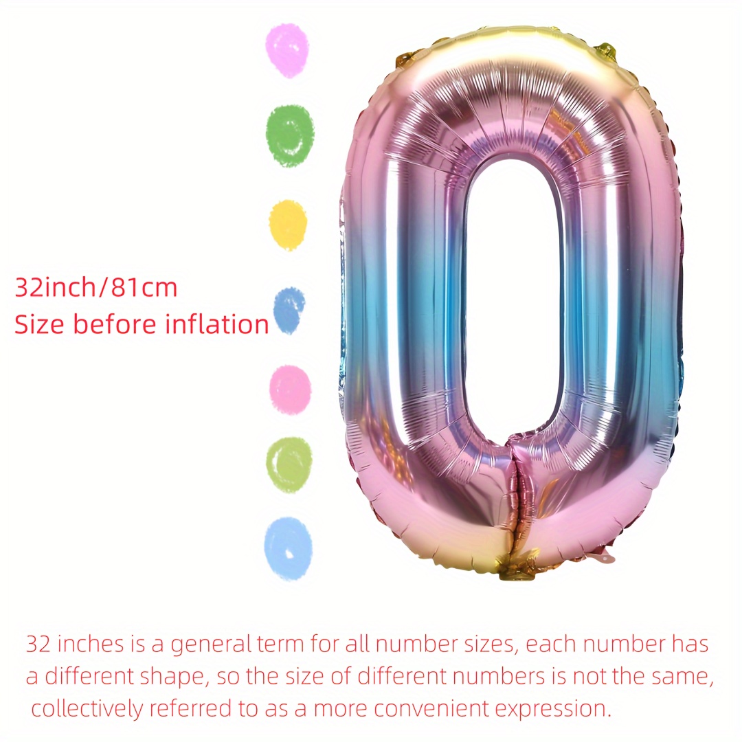 32 Zoll Regenbogen-Farbverlauf – Balloon Pump Hand Bewertung und Preis