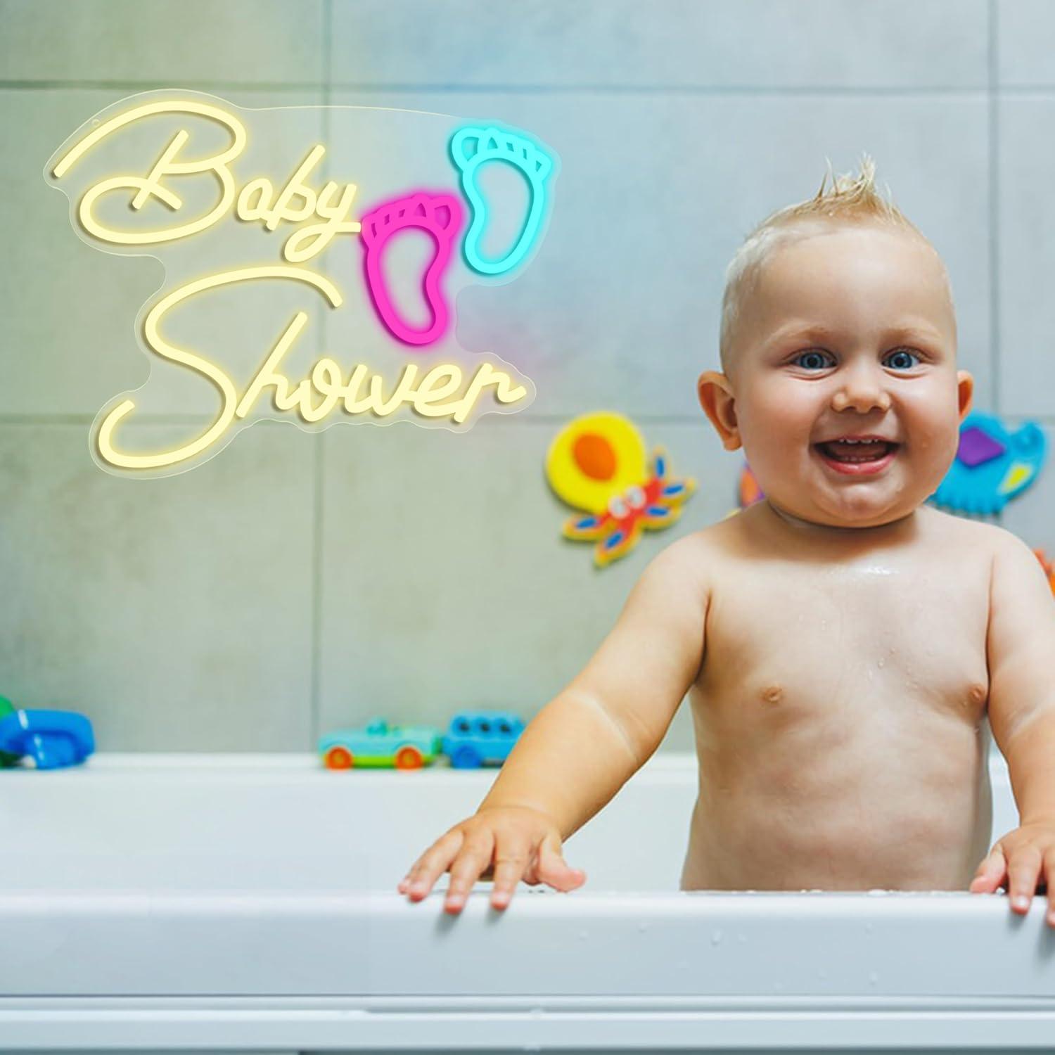 Baby Shower Neonschild 'Oh Bab – Neon Sign Party Bewertung und Preis