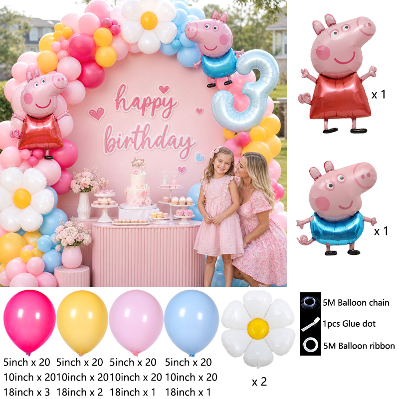 Peppa Pig Themen-Ballonbogen-S – Balloon Arch Kit Bewertung und Preis