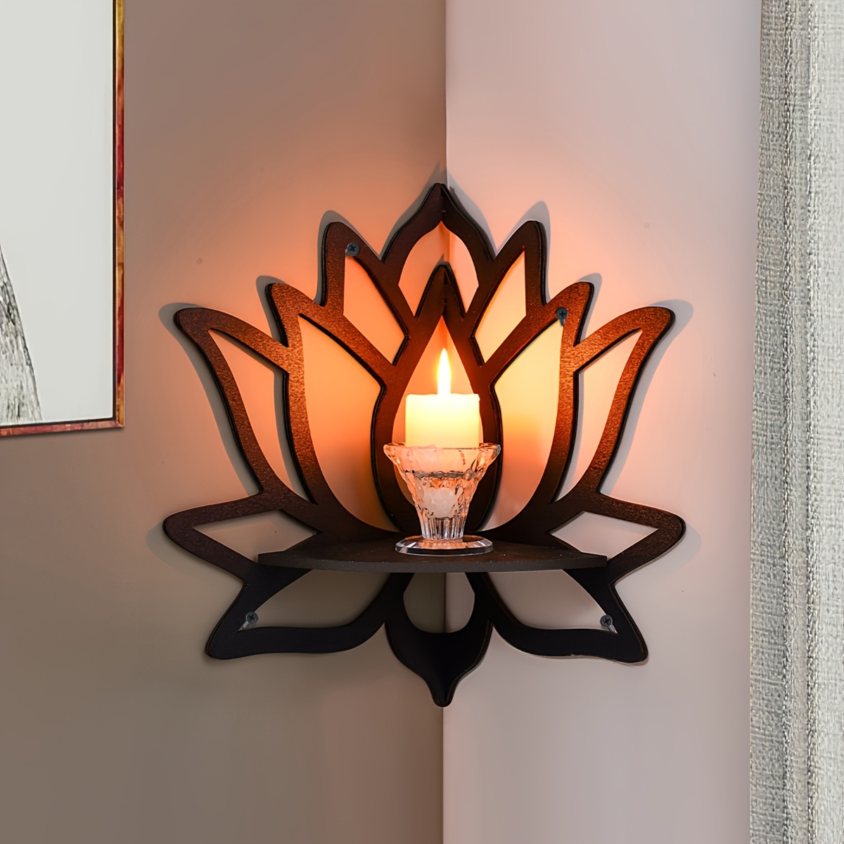 Lotus Eck-Schweberegal, Hohles – Flower Wall Panel Bewertung und Preis