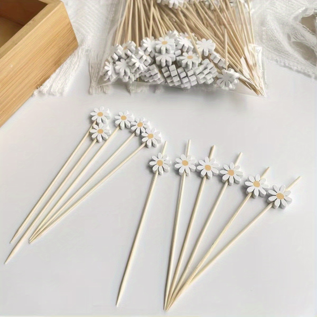 50 Stück Gänseblümchen-Blumend – Centerpiece Stick Bewertung und Preis